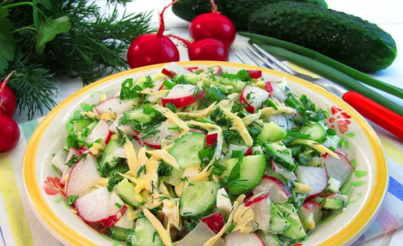 Вкусные весенние салаты – Рецепты весенних салатов. Салаты из свежих овощей