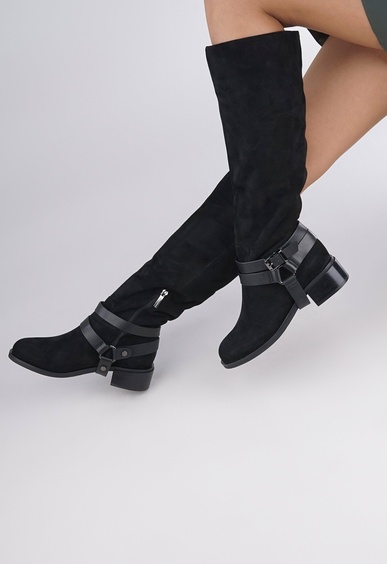 Сапоги на низком каблуке Mario Berlucci Сапоги на низком каблуке Mario Berlucci