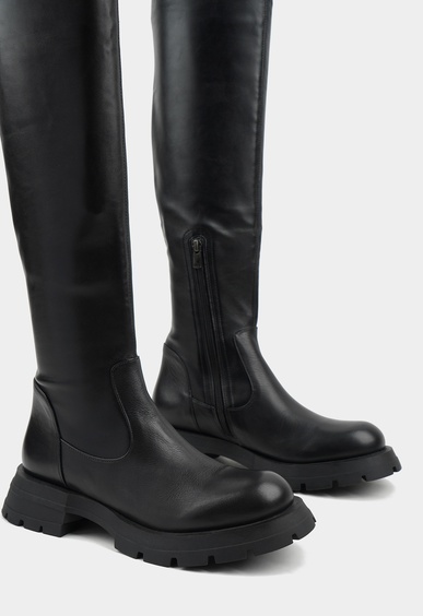 Сапоги на низком каблуке Mario Berlucci Сапоги на низком каблуке Mario Berlucci