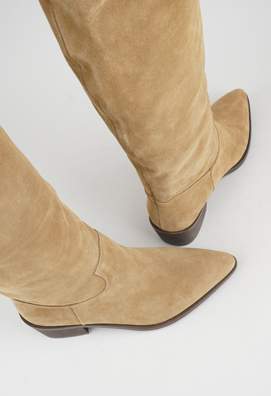 Сапоги на низком каблуке Mario Berlucci Сапоги на низком каблуке Mario Berlucci