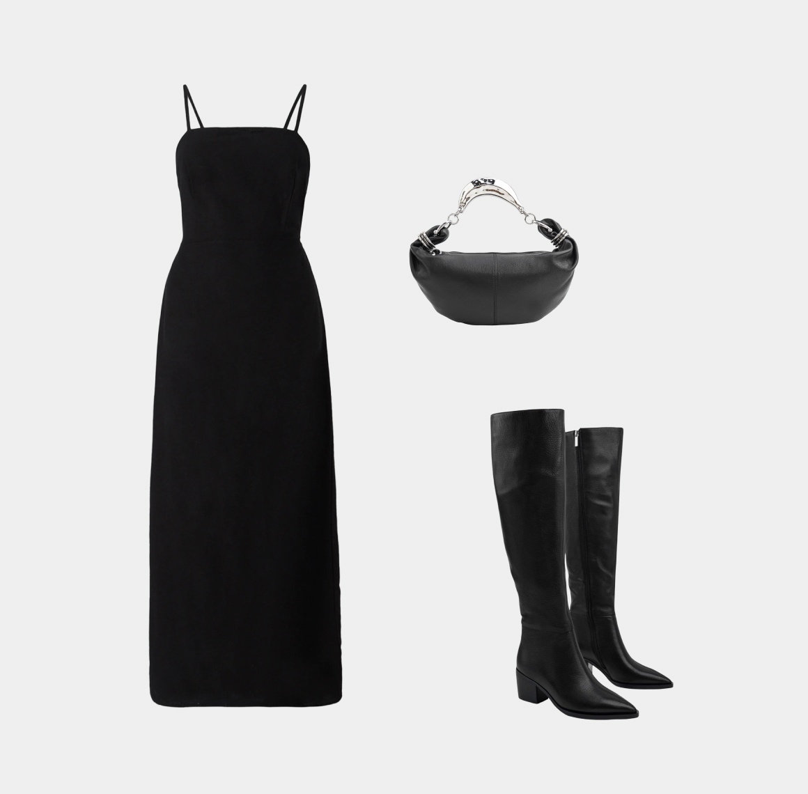 Образ 1. Подиумный акцент + базовая одежда (баннер)