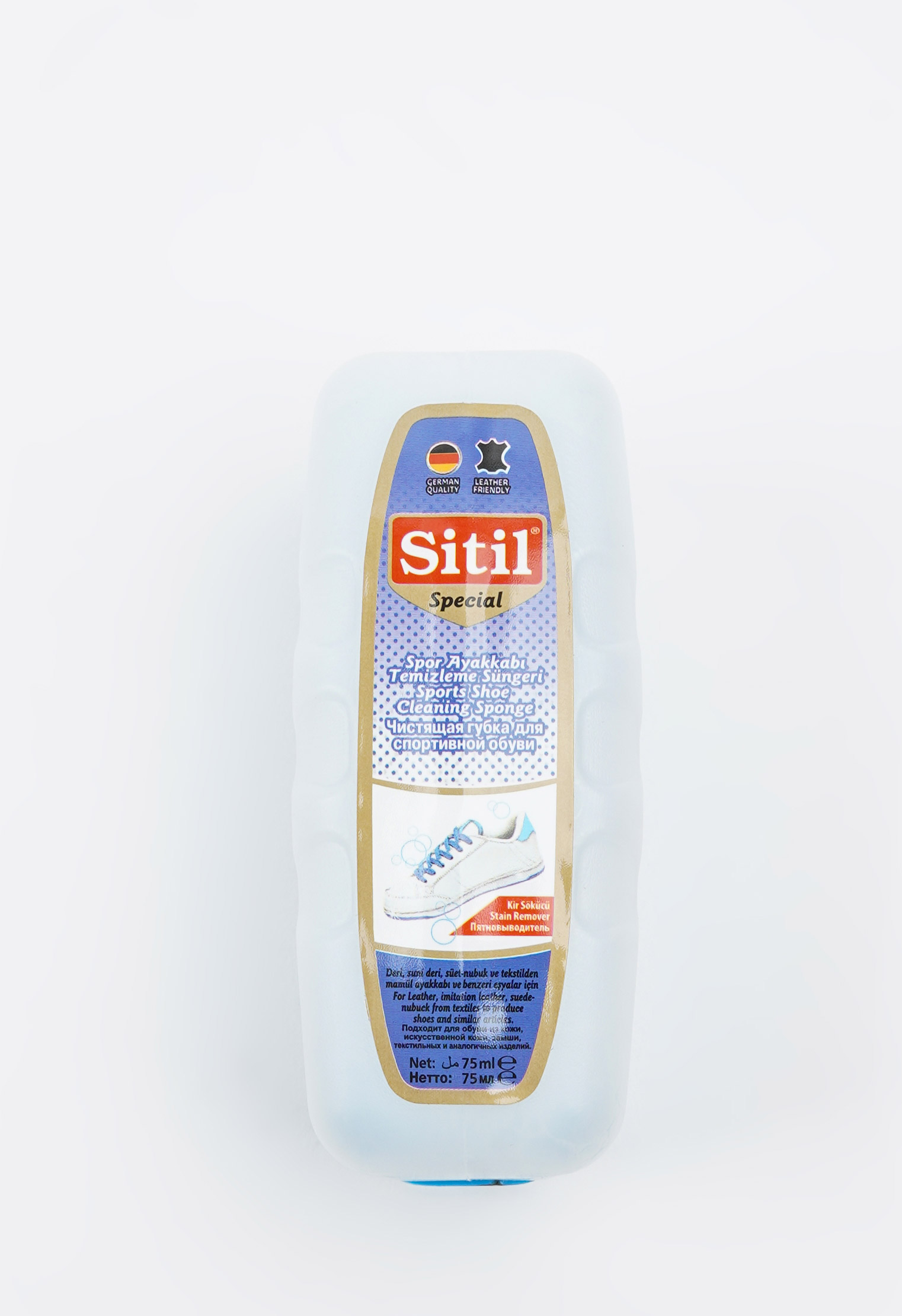 Уход за обувью 20-8862 Sport Shoe Cleaning Sponge 75 ml, чистящая губка для спортивной обуви, Sitil