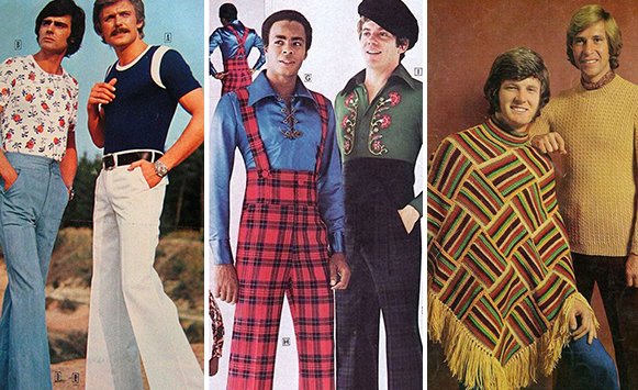 Мужская мода 70х
